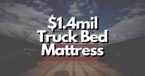 truck bed mattress sells for 1 4m in minneapolis